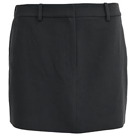 Falda Pantalón Mini Theory en Triacetato Negro