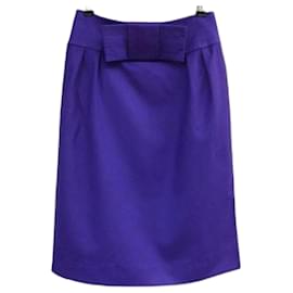 Céline Tulpenrock aus Wolle Violett