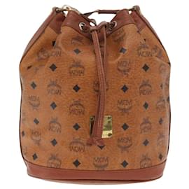 Borsa a spalla MCM Visetos in tela e pelle