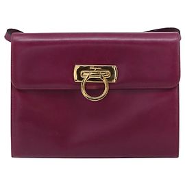 Borsa a Spalla Gancini in Pelle Salvatore Ferragamo