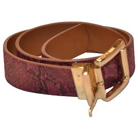 Steve Madden belt dark red leather 85cm