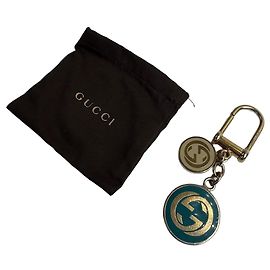 Vintage Gucci Metal GG Pendant