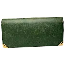 Portafoglio in pelle vintage Givenchy verde