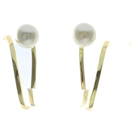 Orecchini Tasaki Afine in oro giallo 18K con perla