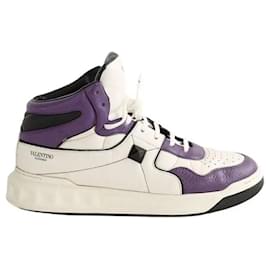 Valentino Weiße High-Top-Sneaker