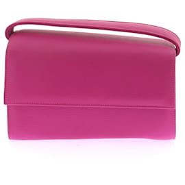 Borsa rettangolare rosa a tracolla in pelle - Autre Marque