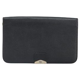 Borsa a spalla in pelle vintage Christian Dior con catena