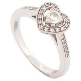 MAUBOUSSIN RING SEX LOVE TOUCH T51 DIAMONDS 0.31CT 18K WHITE GOLD