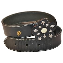 Moschino Ledergürtel schwarz
