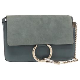 Chloé Borsa a Spalla Faye in Pelle e Camoscio Piccola