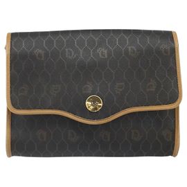 Sac à épaule vintage Honeycomb en toile Christian Dior