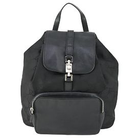 Gucci Vintage Jackie Backpack GG Canvas Medium
