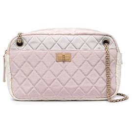 Borsa a Spalla Chanel Rosa e Beige - Anni 2000