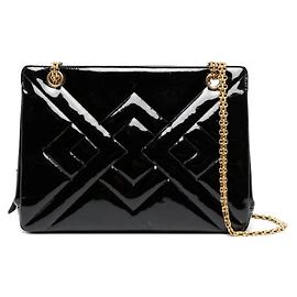 Chanel Black Patent Leather Shoulder Bag