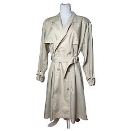 Vintage Courreges Trenchcoat Beige / Gold 38M