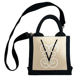 Giambattista Valli Leinentasche mit Logo und Crossbody Strap
