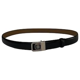 Cintura in pelle vintage Givenchy nera