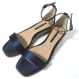 Autre Marque Sandales Espadrilles en Soie Satinée Sunny de Pellico