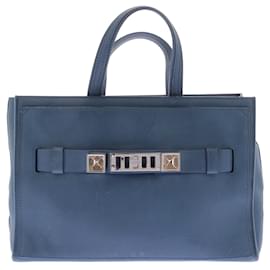 Proenza Schouler Borsa in pelle blu "PS11"