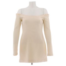 Khaite Wollkleid beige
