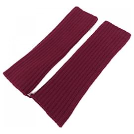 Hermes Red Cashmere Gloves - Hermès