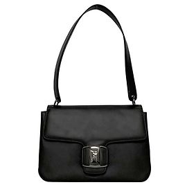 Borsa a spalla in pelle marrone Salvatore Ferragamo