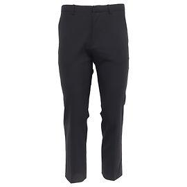 Pantaloni dritti in lana nera Theory