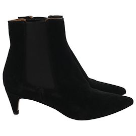 Botines Isabel Marant Deone 50 en Ante Negro