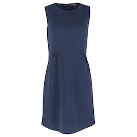 Vestido Mini Weekend Max Mara en Poliéster Azul Marino