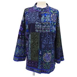 Autre Marque Camisa de patrón de manga larga LEONARD FASHION