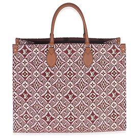 Louis Vuitton Bordeaux Jacquard Canvas Dal 1854 Onthego GM