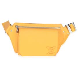 Louis Vuitton Aerogram Takeoff Umhängetasche aus Safran Yellow Kalbsleder