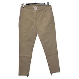 Calças Etro bege de algodão stretch