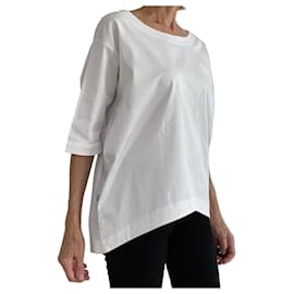 Top asimétrico blanco de algodón y lycra Etxart Panno talla 38 - Autre Marque