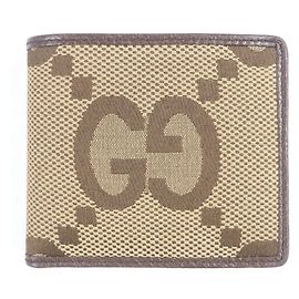 Gucci Jumbo GG Canvas Bifold Wallet