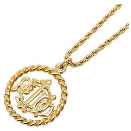 Collar con Logo Baño de Oro Christian Dior