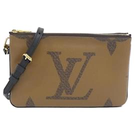 Borsa a Spalla Pochette Double Zip Monogramma Gigante Louis Vuitton