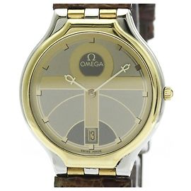 Relógio masculino OMEGA De Ville em aço K18 e ouro, quartzo