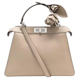 NUOVO BORSO A MANO FENDI PEEKABOO ISSEU MEDIO FIORI 8BN321 PELLE - Fendi