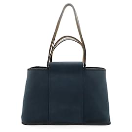 Borsa 2 in 1 Hermès Cabag Elan PM Toile Officier in pelle