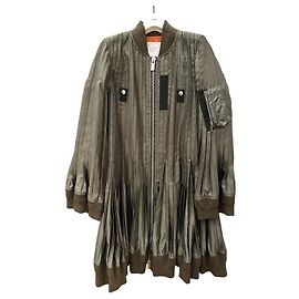 Giacca bomber plissettata Sacai