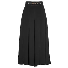 CULOTES COM PLEATS DETALHE LOGO GG DA GUCCI CALÇAS CURTAS