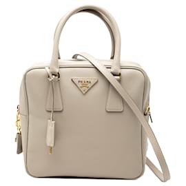 Borsa Prada Saffiano Lux Marrone