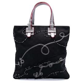 LOEWE Schwarze Anagram Perlen-Jacquard-Tasche - Loewe
