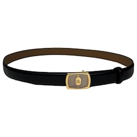Courreges Cintura in pelle vintage Courrèges nera
