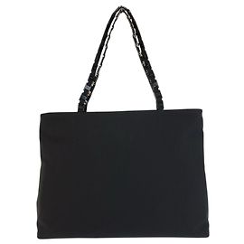 Borsa tote in nylon nero Vara di Salvatore Ferragamo