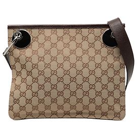 Crossbody Gucci in tela GG marrone Eclipse