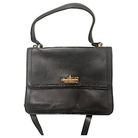 Borsa a mano MySuelly in pelle nera con dettagli dorati - Autre Marque