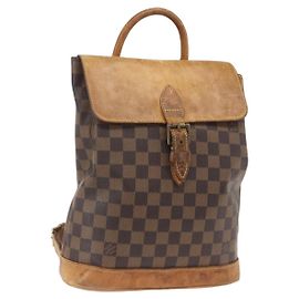 LOUIS VUITTON Rucksack Arlucan Damier Ebene N99038 LV Auth 164574