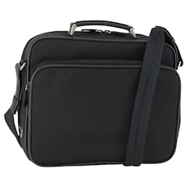 Borsa a Spalla PRADA Nylon Nero Argento Autentica 164507 - Prada